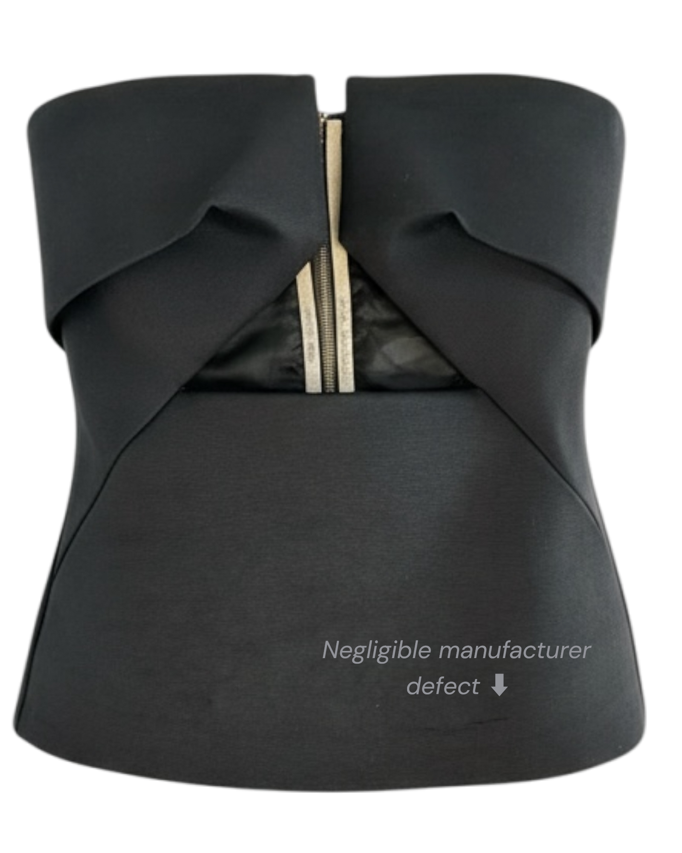 Rick Owens SS22 Prong Cut-Out Bustier Top