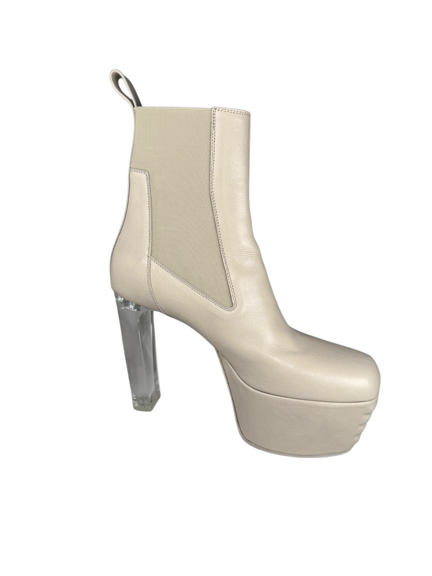 Rick Owens Minimal Grilled Beatle Platform Heels