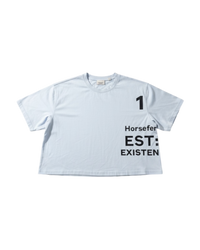 Burberry Horseferry Laney Light Blue Crop Top