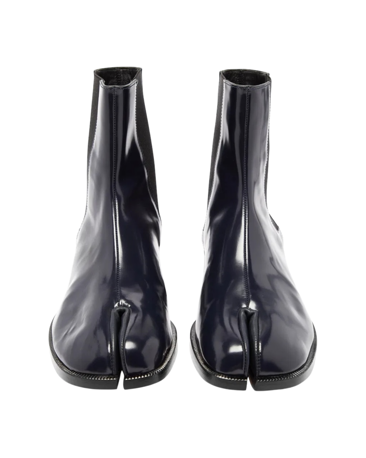 Maison Margiela Patent Leather Tabi Ankle Boot