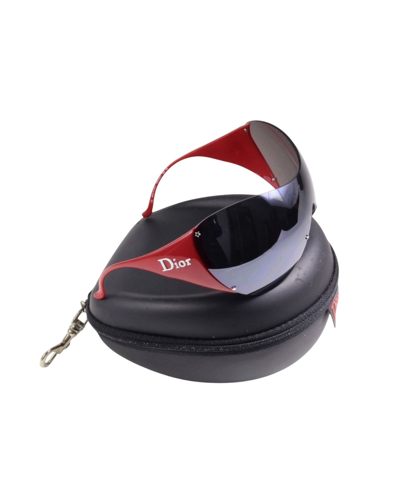 Dior Ski 1 Shield Sunglasses — Red