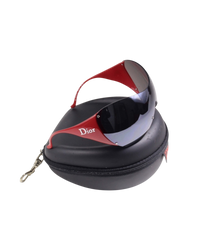 Dior Ski 1 Shield Sunglasses — Red