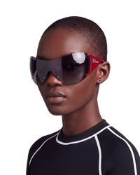 Dior Ski 1 Shield Sunglasses — Red