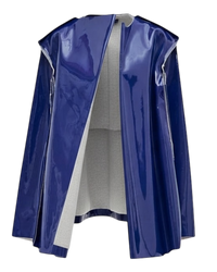 Marni AW18 “Sculpted Vinyl Belted Coat” - Purple