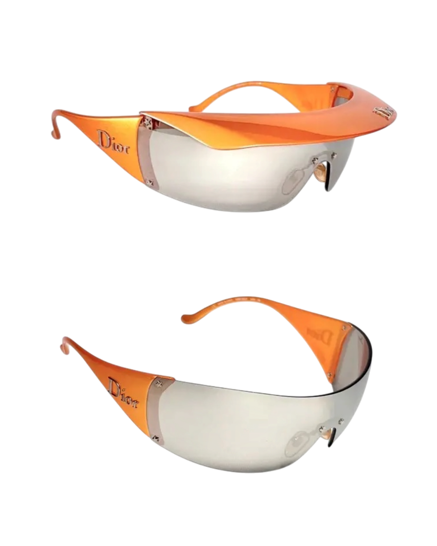 Dior ‘Golf Visor’ Sunglasses — Orange, One Size