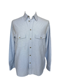 Gucci Oxford Cotton Shirt with Logo Embroidered