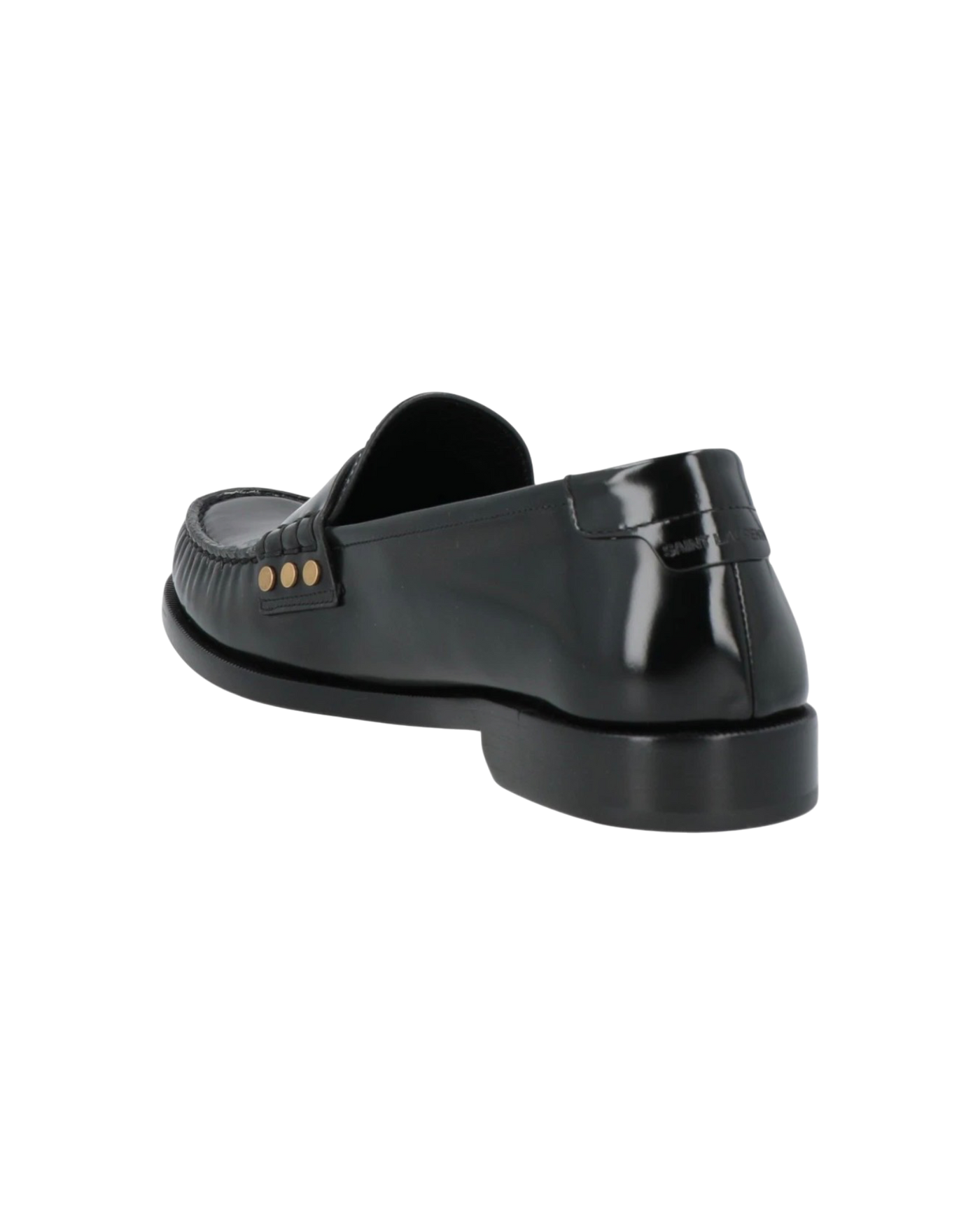 Saint Laurent Leather Loafer — Black, Size US 9.5 / EU 42.5