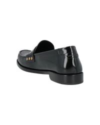 Saint Laurent Leather Loafer — Black, Size US 9.5 / EU 42.5
