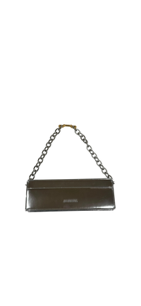 Jacquemus Le Ciuciu bag in metallic silver