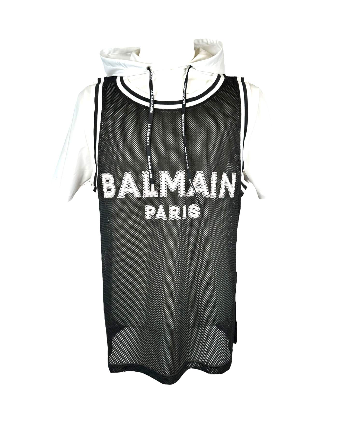 Balmain Logo-Print Hoodie