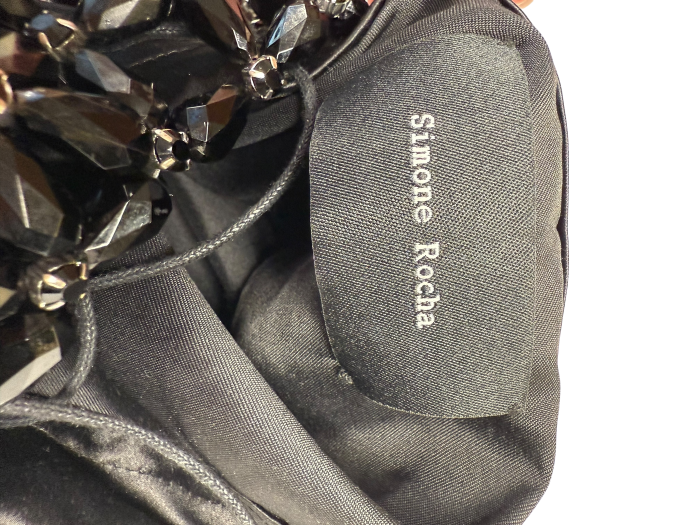 Simone Rocha Small Beaded Shopper Bag