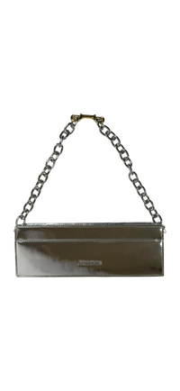 Jacquemus Le Ciuciu bag in metallic silver
