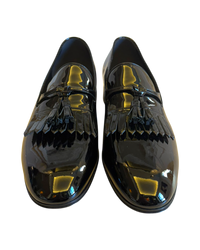 Gucci Tasseled Patent-Leather Loafers