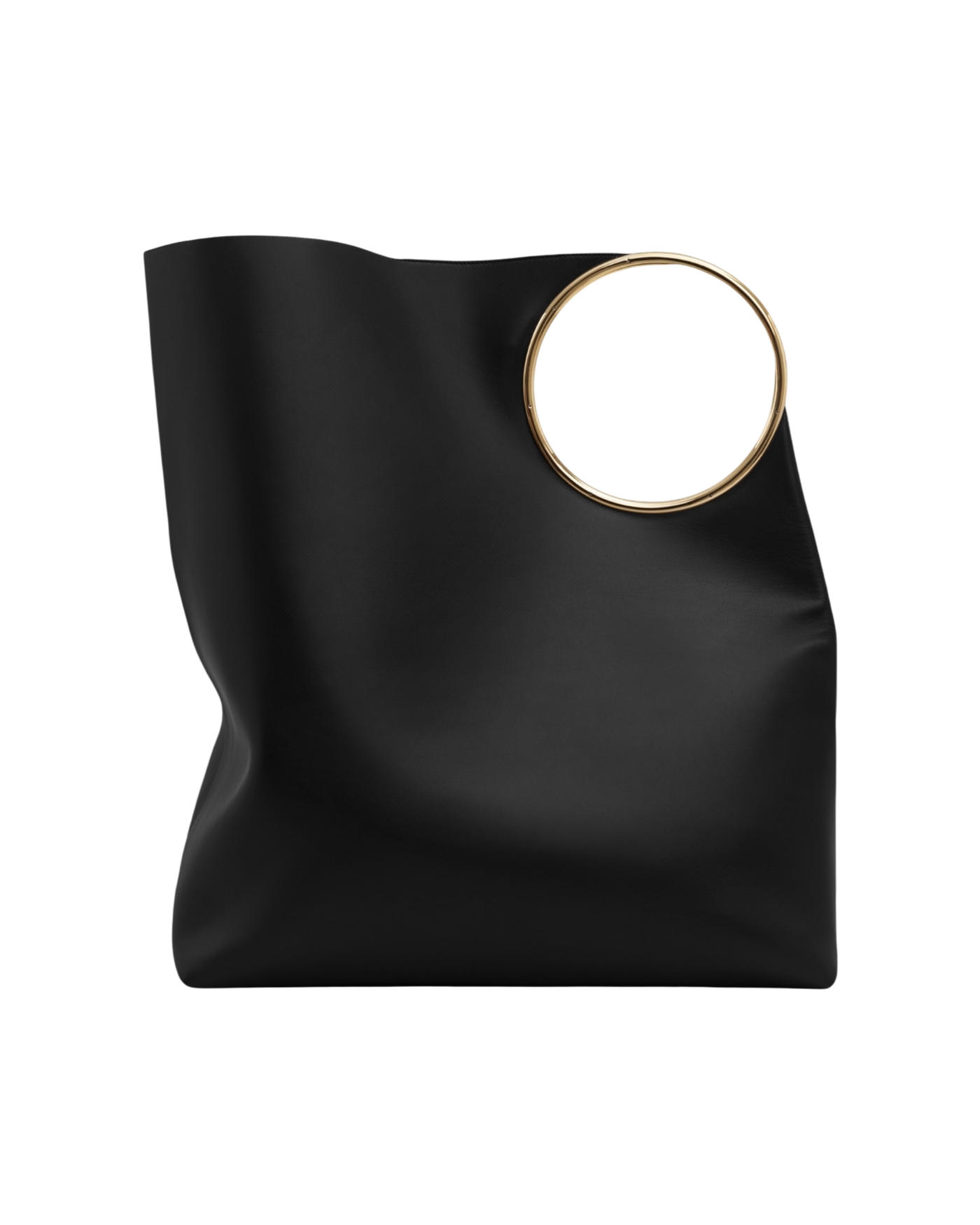 Alaïa Ring XL Leather Tote Bag — Noir