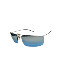 Chanel 4040 Foldable Rimless Sunglasses — Silver