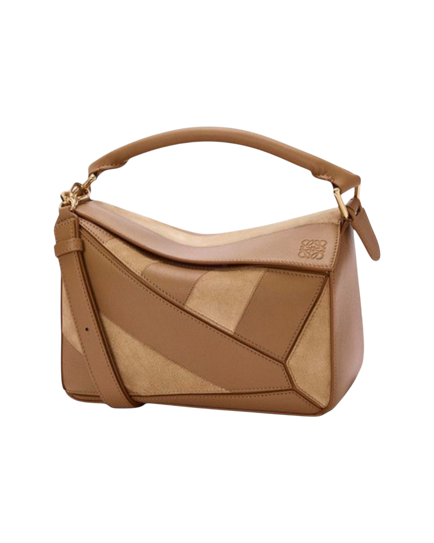 Loewe Puzzle Small Leather & Suede Bag