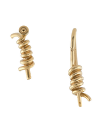 Givenchy Assymetric Twisted Earrings