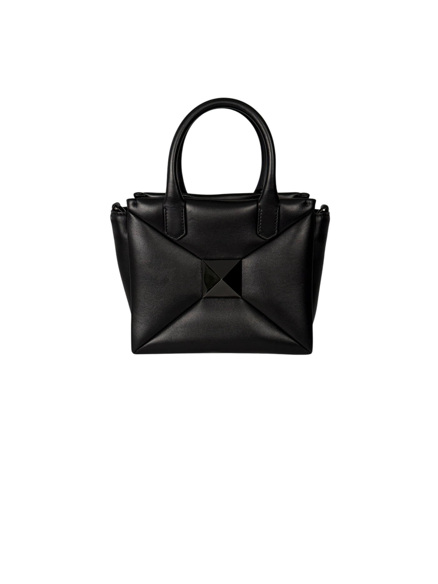 Valentino One Stud Leather Tote Bag