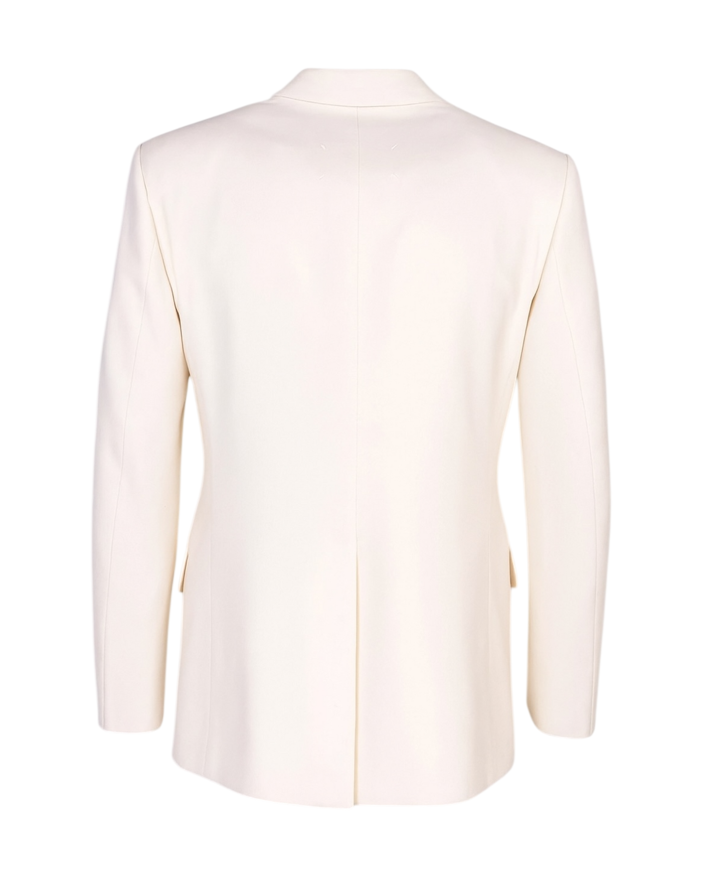 Maison Margiela Off-White Two-Tone Double-Breasted Suit