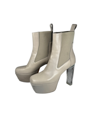 Rick Owens Minimal Grilled Beatle Platform Heels