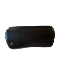 Chanel Chain Shield Sunglasses — Black