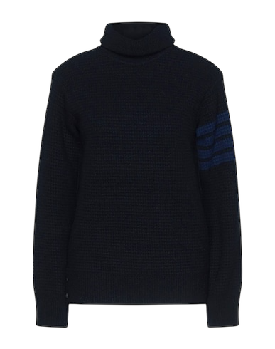 Thom Browne Tonal 4-Bar Waffle-Knit Turtleneck Sweater