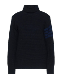 Thom Browne Tonal 4-Bar Waffle-Knit Turtleneck Sweater