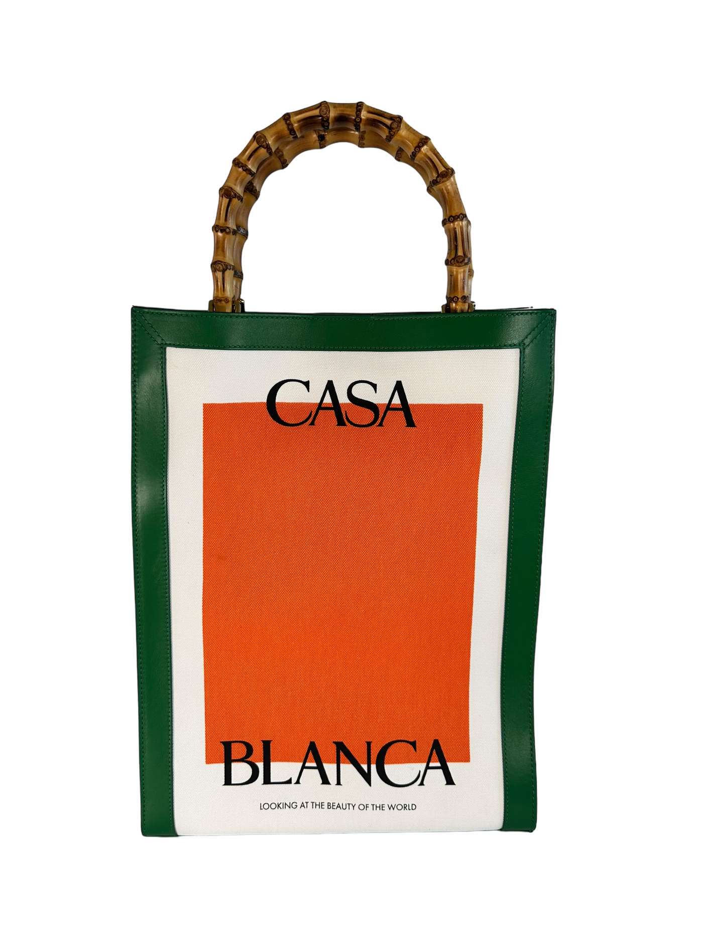 Casablanca Casa Tote Bag in Yellow Canvas