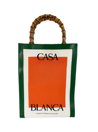Casablanca Casa Tote Bag in Yellow Canvas