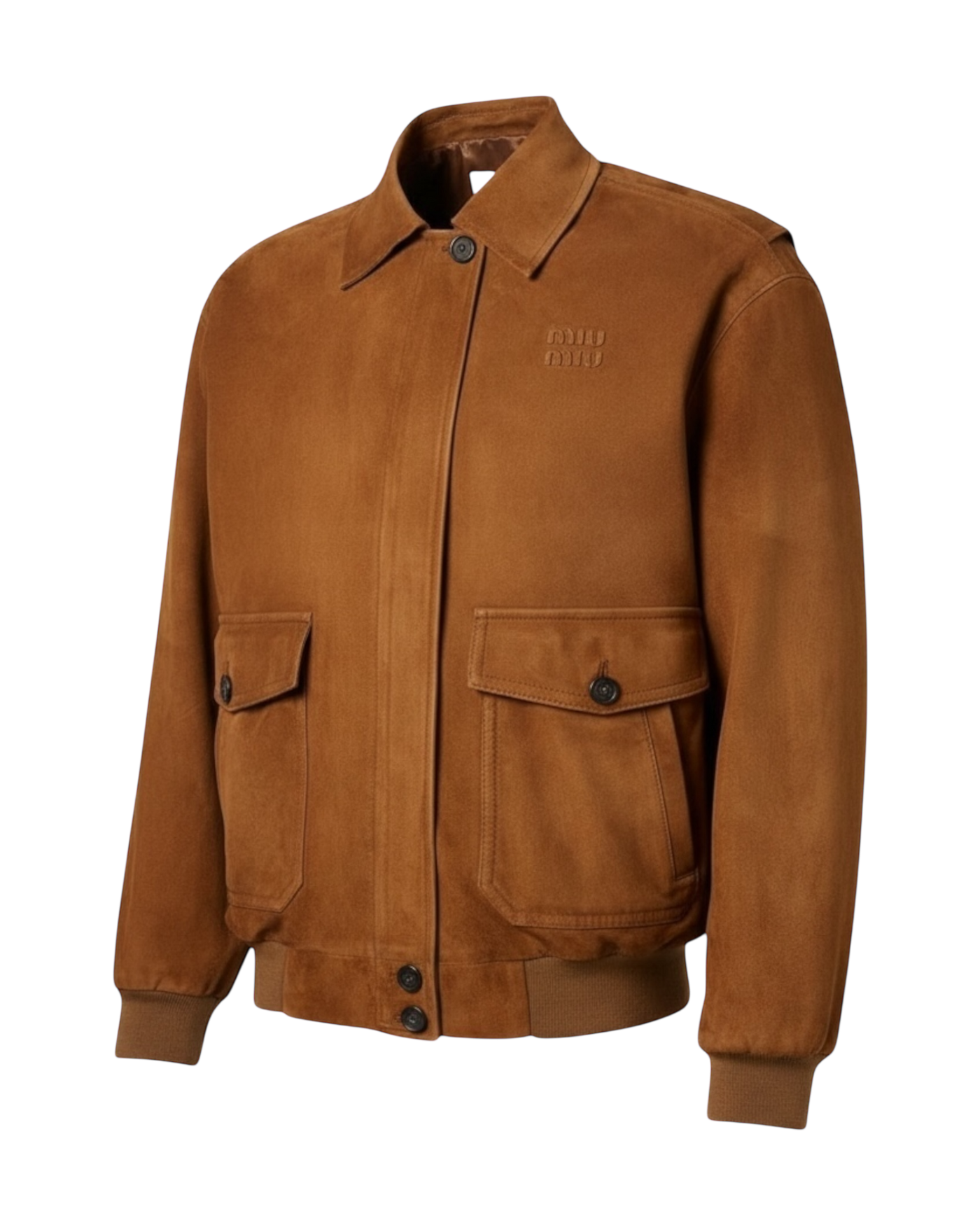 Miu Miu Suede Blouson Jacket