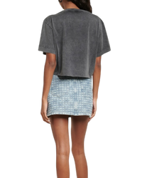 Givenchy Multi-Logo Harness Grey Crop Top