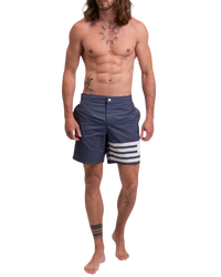 Thom Browne Swim Tech 4-Bar Board Short