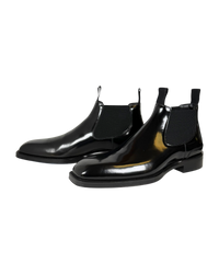Burberry Patent Leather Chelsea Boot