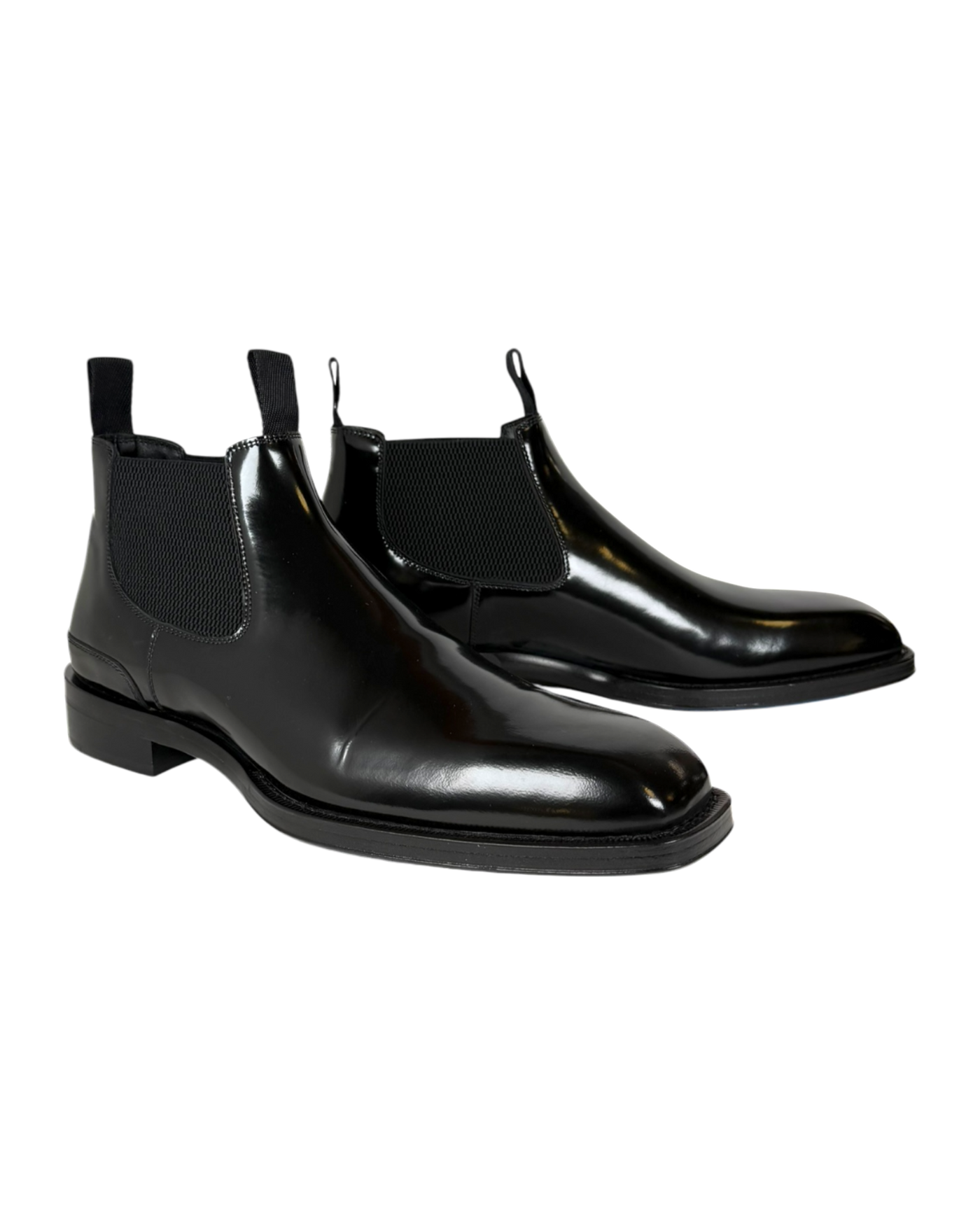 Burberry Patent Leather Chelsea Boot