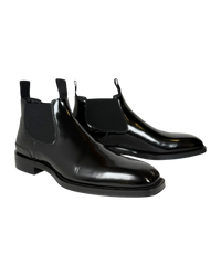 Burberry Patent Leather Chelsea Boot