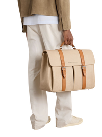Brunello Cucinelli Textured Leather Briefcase