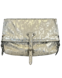 Maison Margiela Crinkle Leather Graffiti Clutch