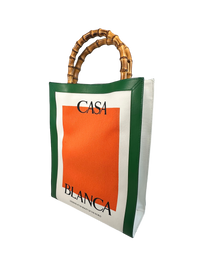 Casablanca Casa Tote Bag in Yellow Canvas