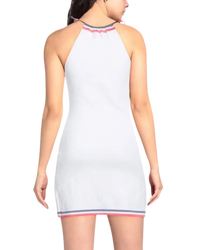 Fendi Halterneck Knitted Dress in Ivory