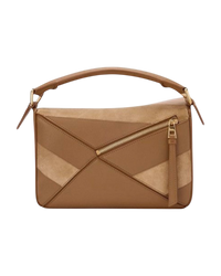 Loewe Puzzle Small Leather & Suede Bag