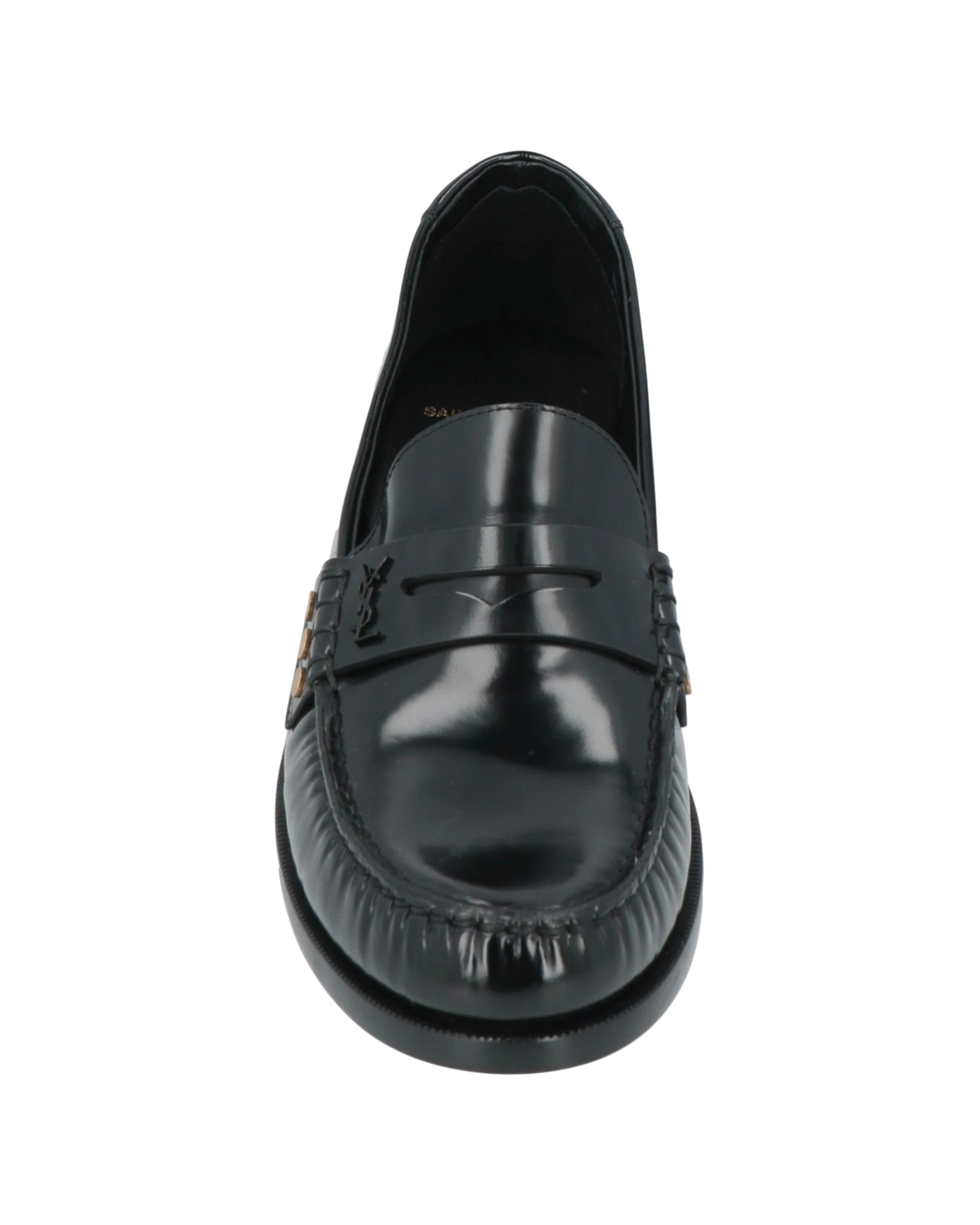 Saint Laurent Leather Loafer — Black, Size US 9.5 / EU 42.5