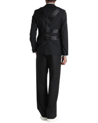 Versace Palazzo Blazer with Satin Back Harness