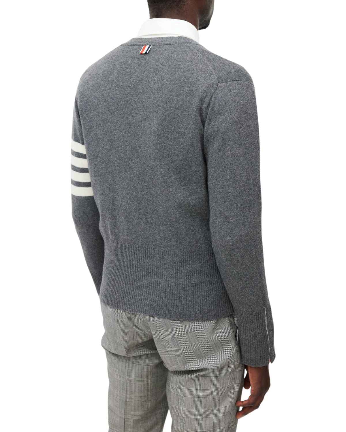 Thom Browne Cashmere Cardigan — Grey, M