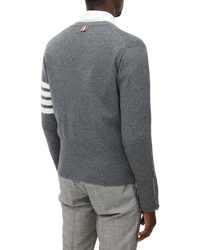 Thom Browne Cashmere Cardigan — Grey, M