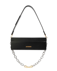 Jacquemus Le Ciuciu Leather Shoulder Bag - Black, One Size