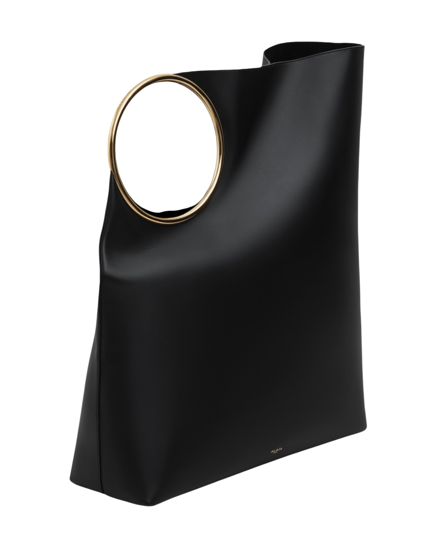 Alaïa Ring XL Leather Tote Bag — Noir