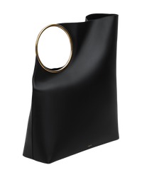 Alaïa Ring XL Leather Tote Bag — Noir