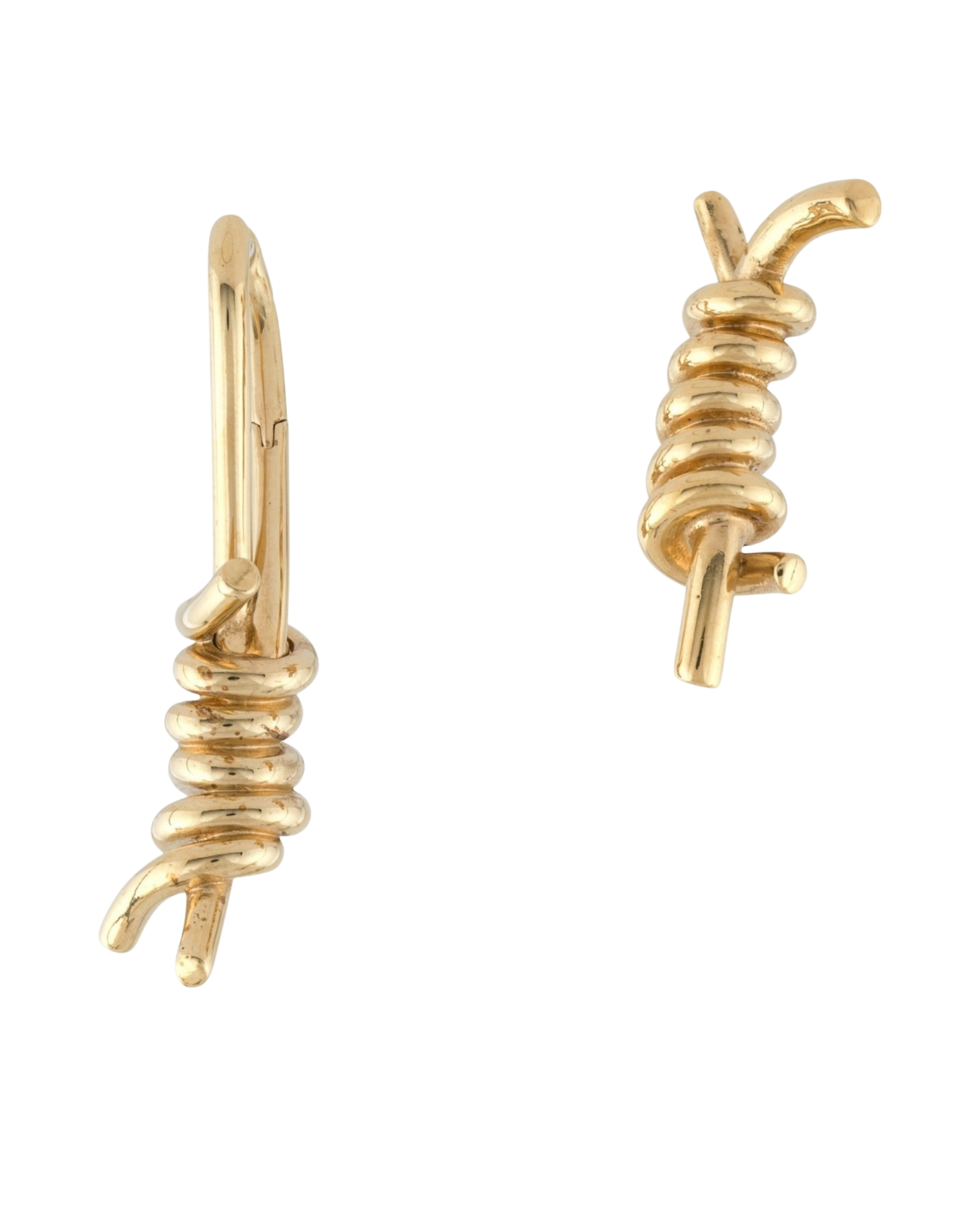 Givenchy Assymetric Twisted Earrings