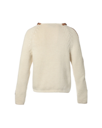 Gucci Buckle Strap Wool Sweater