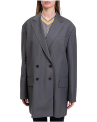 Prada Double-Breasted Oversized Blazer